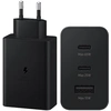 Image de Samsung Original Power Adapter Trio - Chargeur - 2x connexion USB-C et 1x USB - Charge rapide - 65W - Noir