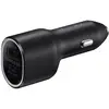Image de Samsung EP-L4020NBEGEU Chargeur USB 25 W, 15 W 1x USB-C®, 1x USB-A Power Delivery 3.0, QC 2.0, Adaptive Fast Charge noir pour voiture chargeur rapide