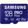 Image de Samsung PRO Plus Carte microSDXC 2023 128 Go + adaptateur SD