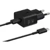 Image de Samsung EP-T2510X Chargeur USB 25 W 1x USB-C® noir chargeur rapide