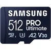 Image de Samsung Carte Mémoire MicroSDXC, PRO Ultimate MB-MY512SA/WW, 512 Go, vitesse de lecture jusqu'à 200 Mo/s, fournie avec adaptateur SD