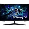 Image de Moniteur gaming Samsung Odyssey G5 LS32CG554EU CEE G (A - G) 81.3 cm 32 pouces 2560 x 1440 pixels 16:9 1 ms DisplayPort, HDMI , casque (jack 3,5 mm) VA LED