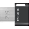 Image de Samsung Clé USB FIT Plus, USB 3.2 Gen 1, 512 Go, 400 Mo/s en lecture, Compacte avec porte-clés, Couleur Grise, MUF-512AB/APC