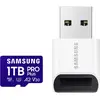 Image de Samsung microSD Card PRO Plus (2023) Carte miniSDXC au détail 1 TB Class 10, UHS-Class 1, Class 3 UHS-I, v30 Video Speed Class, A2 Application Performance