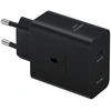 Image de Samsung Chargeur rapide Galaxy avec deux ports USB-C - Inclus câble USB-C - 50 Watts - Noir