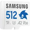Image de Samsung Carte mémoire microSDXC Sonic Pro Plus, Interface UHS-I, 512 Go, Vitesse de Lecture jusqu'à 180 Mo/s, Toujours Plus de Vitesse pour Les Consoles, MB-MD512SA/LC1, avec Adaptateur SD