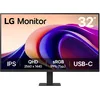 Image de LG 32U631A-B Ecran PC bureautique 32" - Dalle IPS résolution QHD (2560x1440), 5ms 100Hz, HDR 10, sRGB 99% (CIE1931), inclinable, HDMI 2.0, USB-C (15W)
