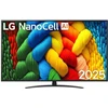 Image de LG 65NANO80A3B Smart TV LED 65 pouces 60 Hz 4K Ultra HD, dalle NanoCell IA, NANO80, 2025