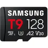 Image de Samsung T9 Carte microSD, 128 Go, Carte mémoire pour Drones, caméras d'action et caméras 360°, UHS-I U3, Full HD & 4K UHD, 200 Mo/s en Lecture, 130 Mo/s en écriture, MB-MH128T/WW