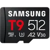Image de Samsung T9 Carte microSD, 512 Go, Carte mémoire pour Drones, caméras d'action et caméras 360°, UHS-I U3, Full HD & 4K UHD, 200 Mo/s en Lecture, 130 Mo/s en écriture, MB-MH512T/WW