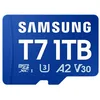 Image de Samsung T7 Carte microSD, 1 to, Carte mémoire pour Jeux Mobiles sur Smartphones, tablettes et Consoles Portables, UHS-I U3, Full HD & 4K UHD, 170 Mo/s en Lecture, MB-MB1T0T/WW