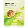 Image de Missha Snail masque tissu purifiant et rafraîchissant à l'extrait de bave d'escargot 23 g