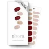 Image de Ohora Lot de 30 bandes de gel avec tampon de préparation, mini lime à ongles, bâton en bois, kit de démarrage pour nail art, sans colle, sans trempage   Art Design