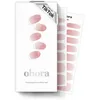 Image de ohora Bandes de gel semi-durci (N Milk Rose)   Fonctionne avec toutes les lampes à ongles, qualité salon, longue durée, facile à appliquer et à enlever   Comprend 2 tampons de préparation   Rose