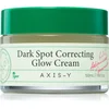 Image de AXIS-Y 6+1+1 Advanced Formula Dark Spot Correcting Glow Cream gel-crème hydratant pour peaux hyperpigmentées 50 ml