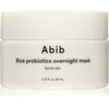 Image de Abib Rice Probiotics Overnight Mask Barrier Jelly masque de nuit visage pour une hydratation intense 80 ml