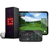Image de Square Golf Moniteur de Lancement d'intérieur Unisexe, Noir