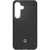 Image de Coque magnétique Officielle Spigen Enzo en aramide pour Galaxy S25 Noir/argenté