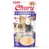 Image de INABA Churu - Friandises pour Chats en Purée au Poulet et Crevette - Délicieux Snacks pour Félins - Texture Lisse et Onctueuse - Nourriture pour Chats - 4 Tubes x 14g