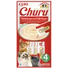 Image de INABA Churu - Friandises pour Chats en Purée au Thon & Crabe - Délicieux Snacks pour Félins - Texture Lisse et Onctueuse - Nourriture pour Chats - 4 Tubes x 14g