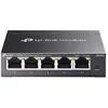 Image de TP-Link Omada Switch Ethernet 5 Ports RJ45 Métal Gigabit (10/100/1000), Switch RJ45 Manageable, positionnement Bureau ou Mur, répartiteur Ethernet, Plug and Play, Silencieux sans Ventilateur, ES205G