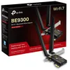 Image de TP-Link WiFi 7 Carte WiFi PCIe BE9300 Archer TBE552E, Tri-Bandes (6GHz/5GHz/2.4GHz), Adaptateur avec Bluetooth 5.4 et 2 antennes multidirectionnelles, Idéal pour Gaming, Noir Métallique