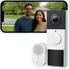 Image de Tapo D210 Sonnette sans Fil avec caméra Exterieur 2K 3MP, IP65 étanche, Ultra Grand Angle 160°, Vision Nocturne en Couleur, Détection Humaine AI Gratuite, Audio Bidirectionnel, Installation Facile