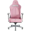 Image de Razer Enki - Chaise de Jeu avec Support Lombaire intégré, Chaise de Bureau (Cuir synthétique Multicouche, Rembourrage en Mousse, Coussin pour la tête, Hauteur réglable) Quartz