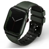 Image de Uniq Bracelet Linus AiroSoft  en silicone Apple Watch | 44/45/46/49 mm - Moss Green