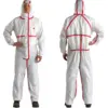 Image de 4565 - Combinaison de Protection avec Capuche - Catégorie III, Type 4/5/6 Blanche Taille M