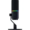 Image de Razer Seiren V3 Pro   Microphone Dynamique USB Type C & XLR pour Les Streamers - Gestion du   32 Bits flottants - Capsule Dynamique de 30 mm - Amortisseur intégré | Noir
