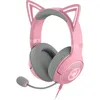 Image de Razer Kraken Kitty V2 - Casque Filaire RGB avec Oreilles de Chat (Eclairage Réactif Stream, Micro Cardioïde HyperClear, Transducteurs Triforce 40mm, Son Surround 7.1) Rose Quartz