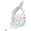 Image de Razer Kraken Kitty V3 Pro - Casque Gaming sans Fil RGB Kitty - Oreilles de Chat réactives pour Le Streaming - Membrane Triforce 40 mm, Hyperspeed Wireless et Bluetooth, THX Spatial Audio | Blanc