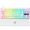 Image de Razer Huntsman V3 Pro Tenkeyless 8KHz - TKL PC Clavier Gaming mécanique - 8KHz HyperPolling - Switches optiques analogiques - 0,1-4,0mm - Snap Tap - Rapid Trigger - Clavier US QWERTY | Blanc