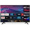 Image de Hikers Smart TV 40 pouces FHD WiFi VIDAA avec Triple Tuner DVB-T/T2/S/S2/C, HDMI x3, USB x2, CI+, commande vocale et applications de streami