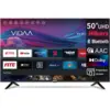 Image de Hikers Téléviseur intelligent QLED 4K Ultra HD 50 pouces (127 cm), VIDAA OS, HDR10, compensation de mouvement MEMC, tuner DVB-T2/S2/C, 3×HDMI 2.0, WiFi 5G/2,4G, Bluetooth 5.1, lumière bleue réduite, Google Cast, haut-parleurs 2×10W