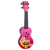 Image de Mahalo Designer Series Ukulélé soprano pour droitier Motif fleurs hawaïennes 346 mm Sac de transport inclus