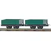 Image de ModÃ©lisme ferroviaire HO : 2 Wagons Ã  ridelles basses