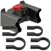 Image de Support de guidon Klickfix pour sacoche, panier et porte cartes 31.8mm noir