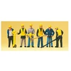 Image de ModÃ©lisme HO : Figurines - Equipe de poseurs de voies ferrÃ©es