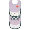 Image de LÄSSIG Lot de 5 Bavoirs Eponge Happy Rascals Coeur - 3/18 Mois