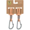 Image de LÄSSIG Lot de 2 Attaches Poussette avec Mousqueton - Beige