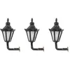 Image de Accessoires pour Modélisme HO : 3 Lampes murales LED, lanternes hexagonales à couronne