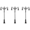 Image de Accessoires pour ModÃ©lisme HO : 3 RÃ©verbÃ¨res LED, lampes boules suspendues
