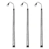 Image de Accessoires pour ModÃ©lisme HO : 3 Lampes LED cintrÃ©es sur poteau en treillis
