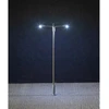 Image de ModÃ©lisme HO :  Ãclairage public LED, lampe en prolongement deux bras