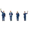 Image de ModÃ©lisme HO : Figurines : lot personnel ferroviaire, avec minibruitage et sifflements