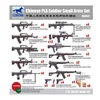 Image de Accessoires militaires : set d'armes de poing armÃ©e Chinoise