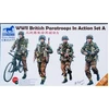 Image de Maquette accessoire : WWII British paratroops In Action Set A