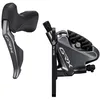 Image de Poignée gauche Shimano GRX Di2 ST-RX815 Hydraulique avec Etrier de frein Flat Mount 1000mm Electrique Flatmount